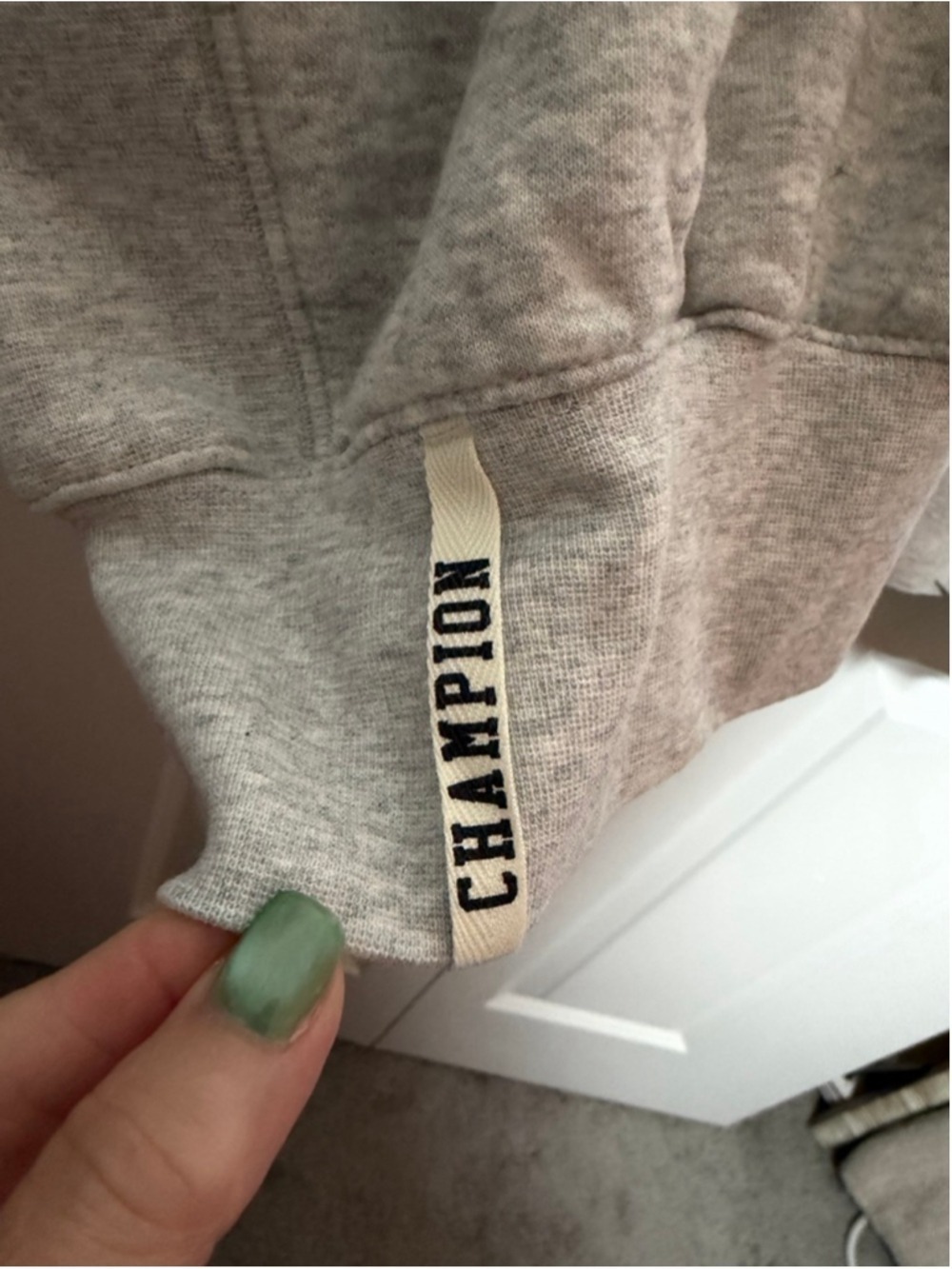 Champion Gray 3X Physical Education Snap Crop Pullover NWT - Picture 9 of 11